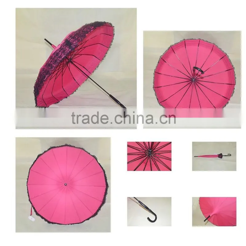 Hot Sale oversize 3 Folded Two People Lover Umbrella