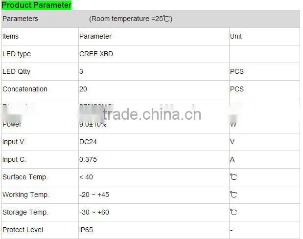 Led module bar 9W for signage led light bar high power led display module led module bar edge lighting