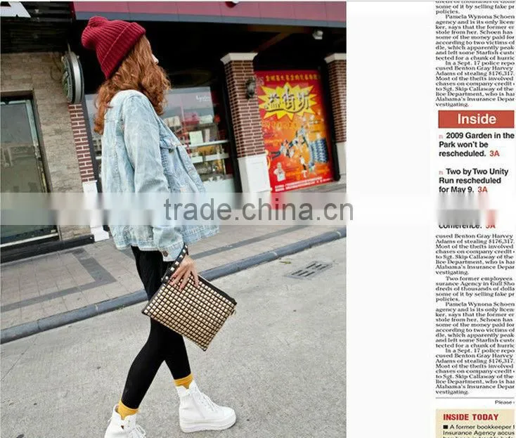 fahion 2013 dark white stone pattern handbags