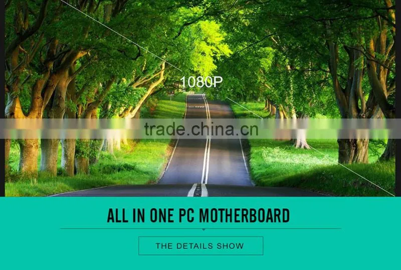 High Quality 2016 New All In One Motherboard Mini Motherboard Optional 4th 4010U i3 i5 i7 HTPC VGA, 4*USB,Support Win7/WIN8/W10