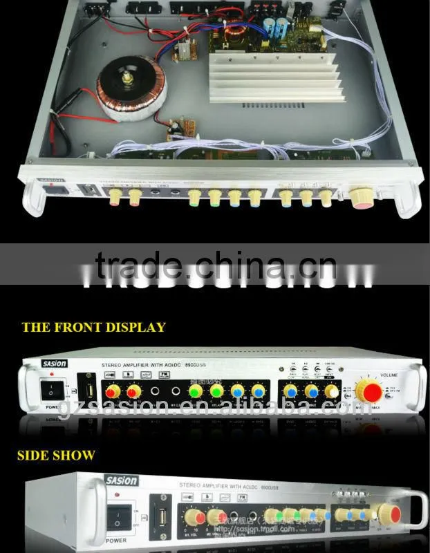 2016 new arrival SASION professional AC/DC amplifiers with USB/SD