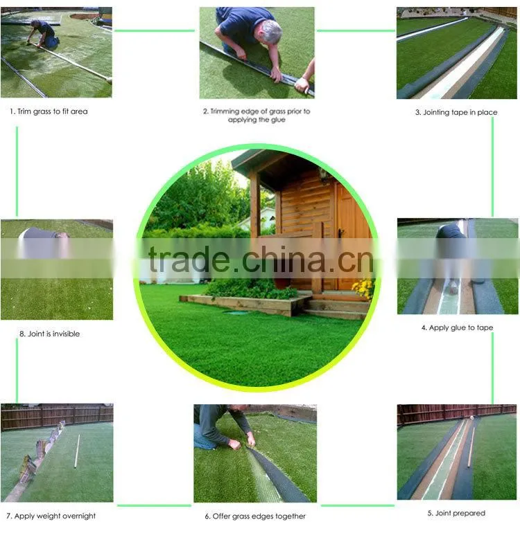 garden plastic mat fake lawn artificial green grass flooring