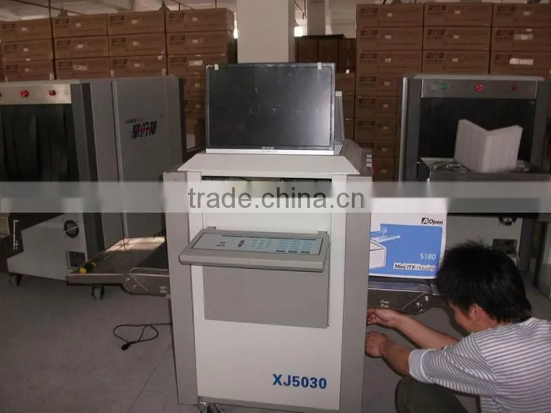 Smart Airport X Ray Baggage Scanner with High Resolution Color Lcd Display
