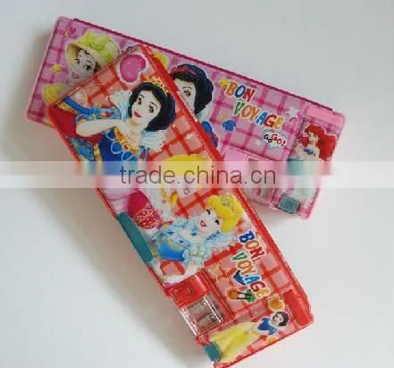 good quality multipurpose Plastic Double-face School Pencil box