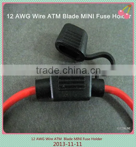 12awg waterproof inline blade fuse holder, mini auto fuse holder, atc fuse holder for sale