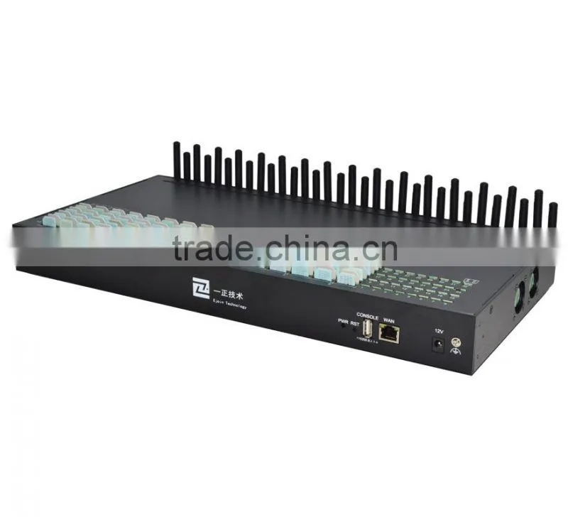 Ejointech voip 32 gsm sms sending device with 128 sim cards sms modem ACOM632-128