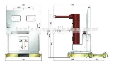 indoor high voltage hv 36kv vacuum circuit breaker vcb