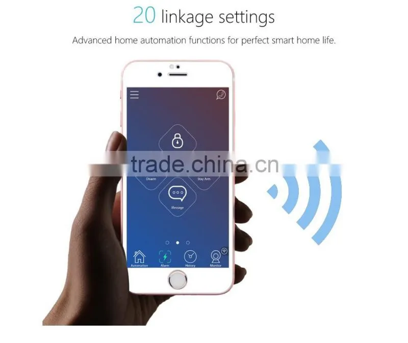 Nice design gsm alarm system support mobile app android ios google play store & alarm system support 20 linkage settings