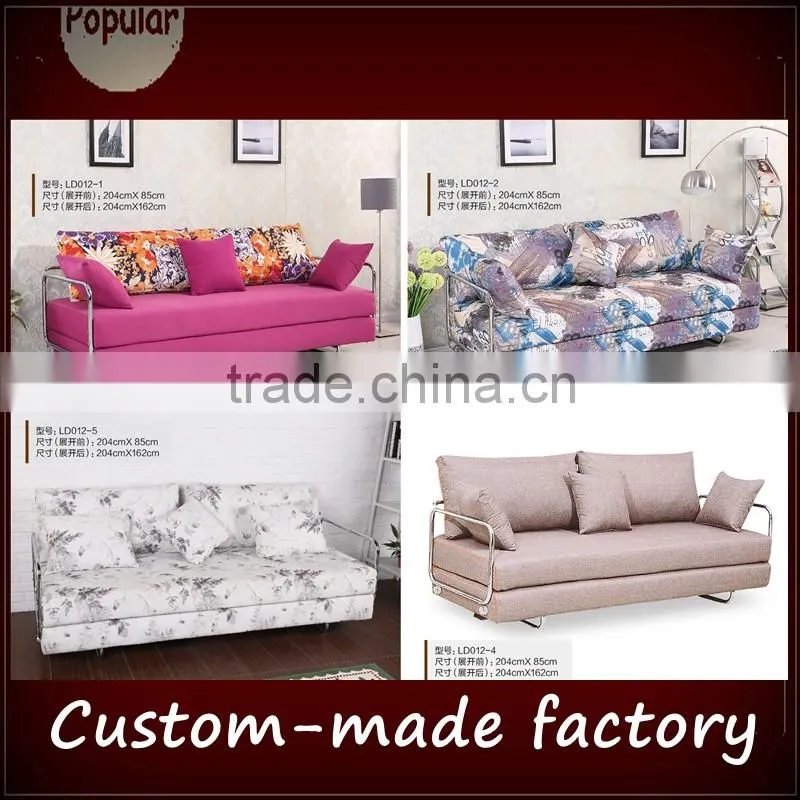 Folding sofa bed small apartment office 1.8 m minimalist modern removable and washable fabric sofa bed double
