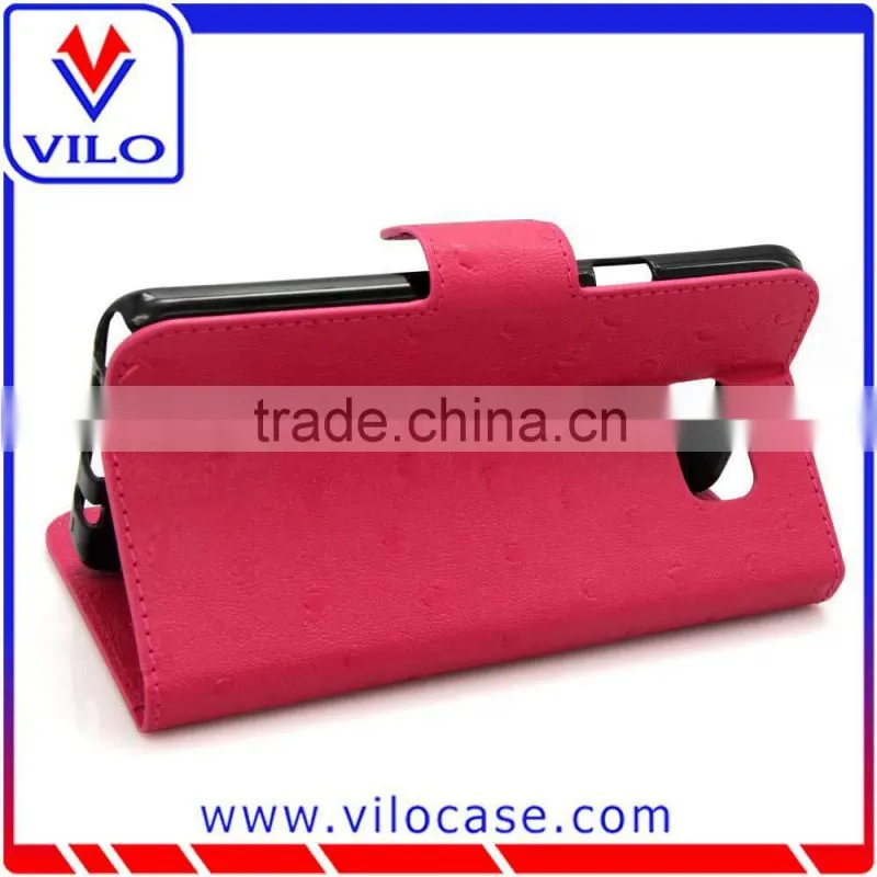 smart leather phone case for samsung note 5 /Card slot Leather flip case for Samsung Note 5