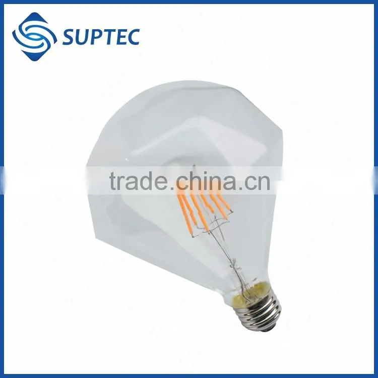 CE RoHS E26 E27 B22 Dimmable D125 Filament LED Light Bulb Lamp 4W 6W 8W 2200K 2700K 220V 110V