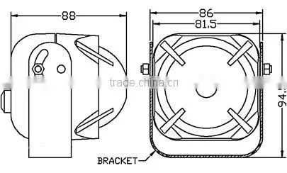 DC 12V 24V Siren Alarm,ROHS, CE