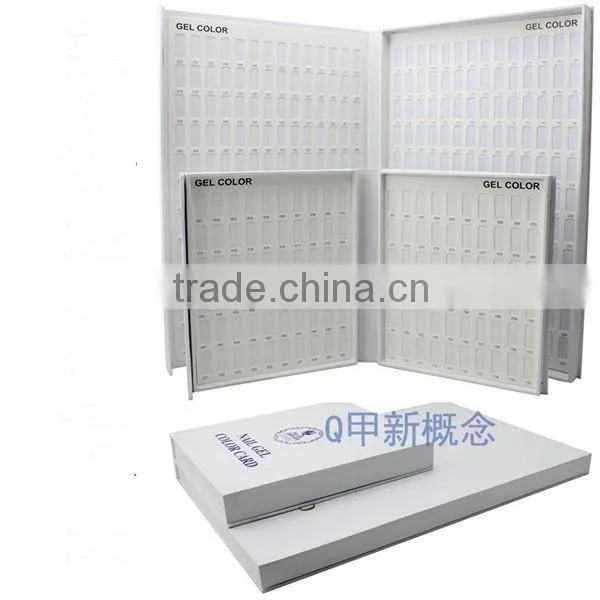 Luxury custom packaging paper box for nail gel color card