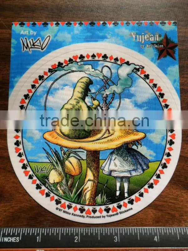 Top Quality UV Protected heat press sticker printing and custom label sticker,Glossy custom metal label ---DH20234