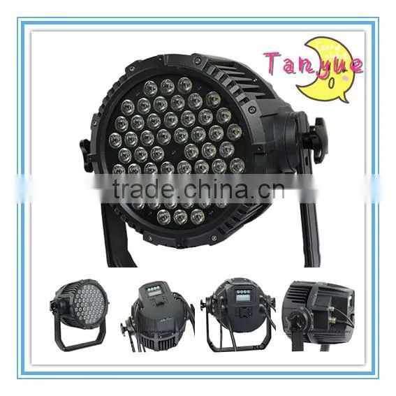 effect sky par light 54*3w IP65 rgbw par can led waterproof light