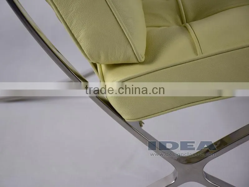 DC2001 Replica Mies Van Der Rohe Barcelona Chair - Cream White