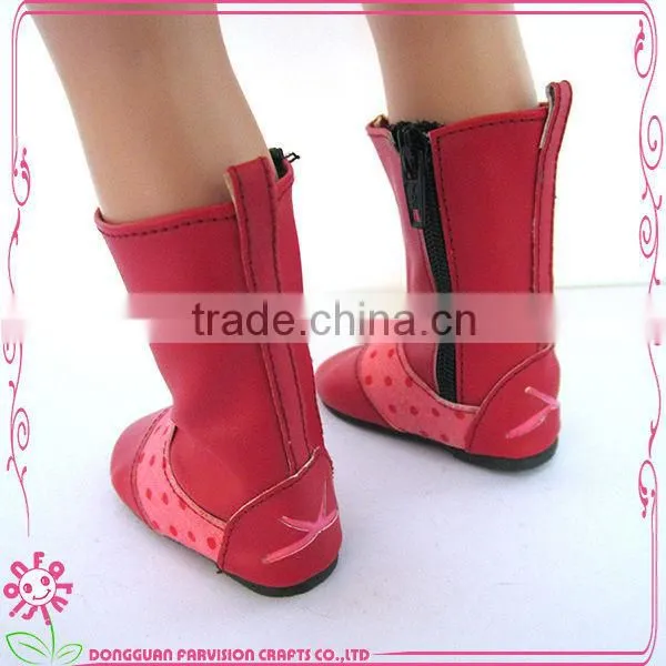 Rhinestone cowboy boots in brown for 18" dolls