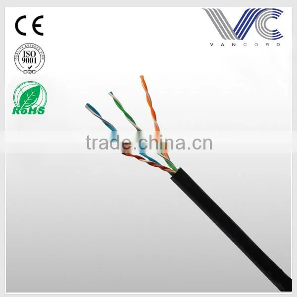 Frankever made in China best price 4pairs grease-filled outdoors UTP CAT5E lan cable