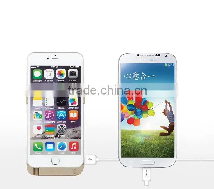 2016 New Arrival External Battery Case for iPhone 6s/6plus , For iPhone Power Bank Case 5800mAh Li-Polymer Battery Factory