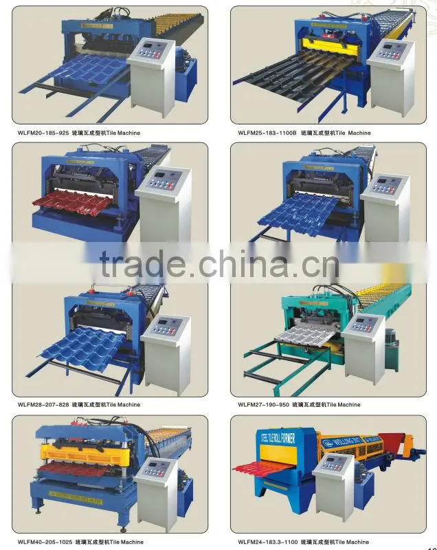 Glazed Tile Sheet Forming machine roof tile making machine
