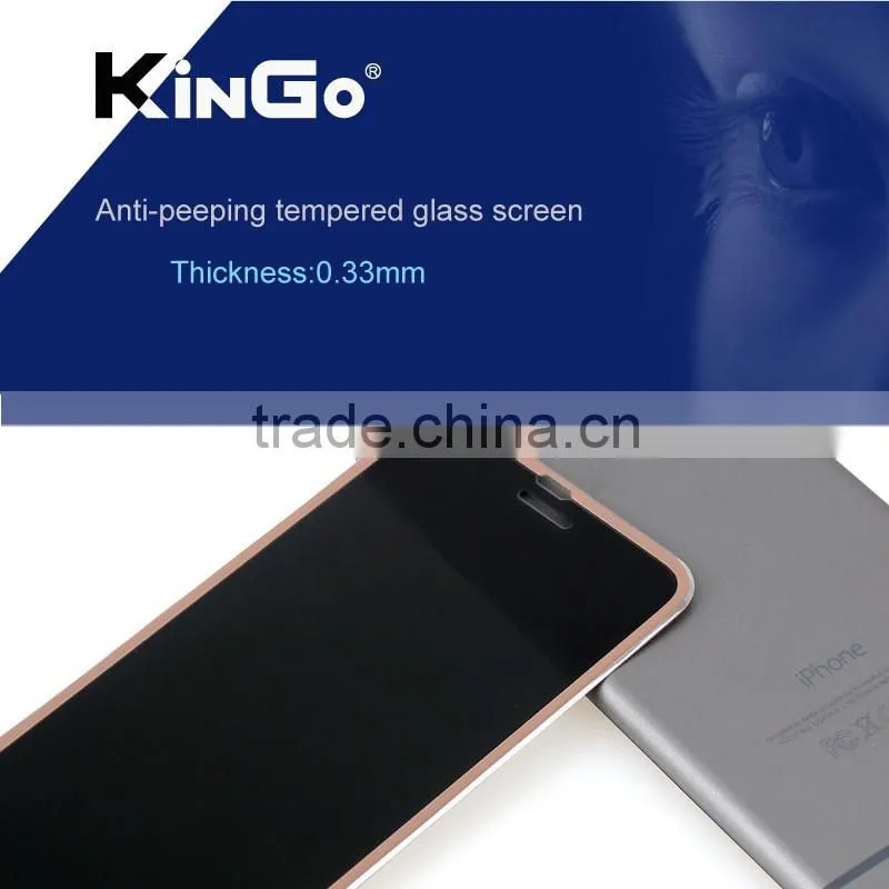 New product 2016 anti-peepnig explosion-proof tempered glass film for iPhone 6 iPhone 5