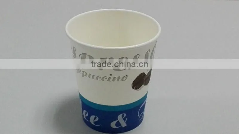 12oz white plain paper cups, paper coffee cups with lids and sleeves