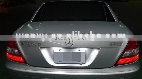 E-mark Super Brightness LED License Plate Lamp for w220 led number plate lights for Mercedes w220 S-CLASS 1999-2005