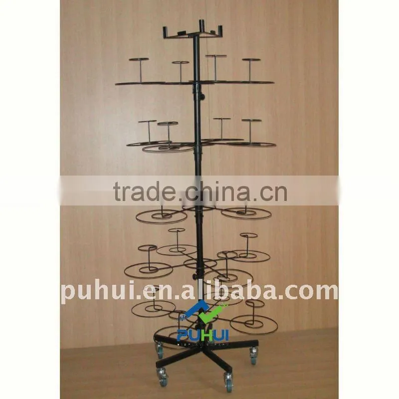 metal spinning hat display fixture