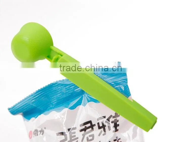 FDA plastic coffee spoon with clip