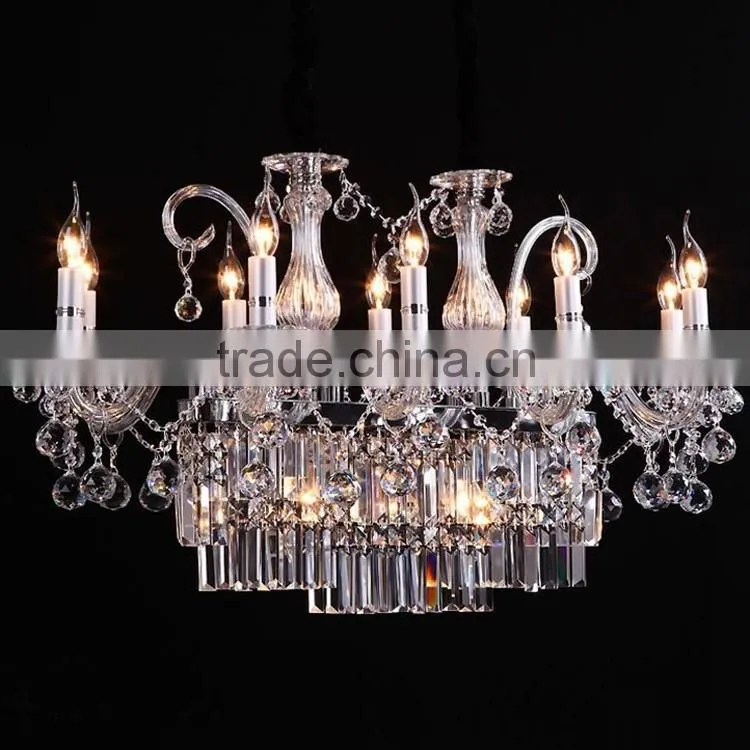 Big Table Top Crystal Turkish Chandelier Lighting for Dining Table