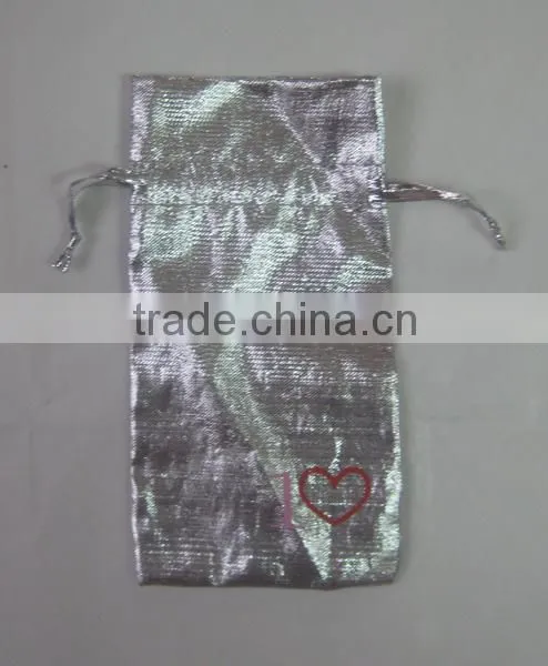 HOT SALE ! Black Velvet Wine Bottle Gift Packaging Bag Pouch