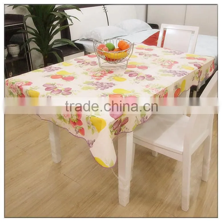PVC Waterproof And Oilproof Restaurant Home Table Cloth