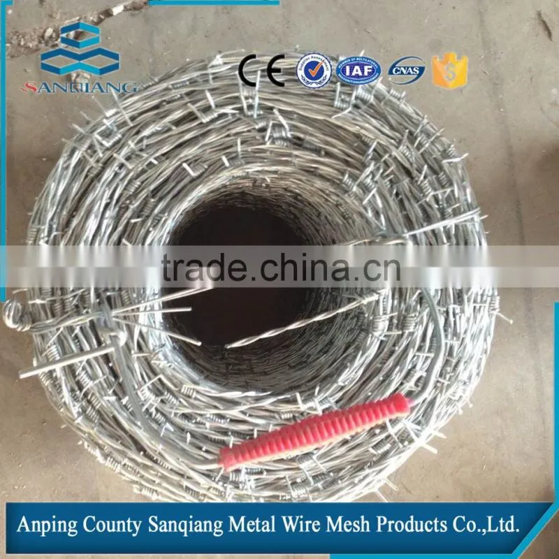 high quality galvanized barbed wire
