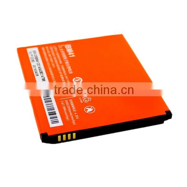 New orginal Red rice battery hong mi mobile phone batteries bm41 battery electroplax
