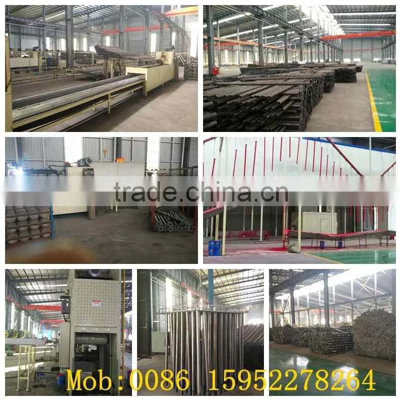 Adjustable 5m steel pole steel pole price pole for construction support