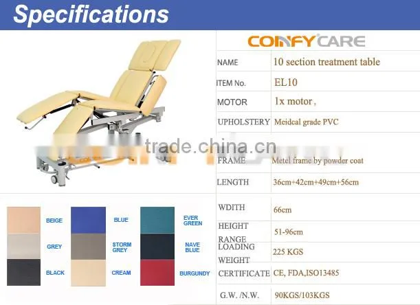 Coinfy EL10 Electric Treatment Table
