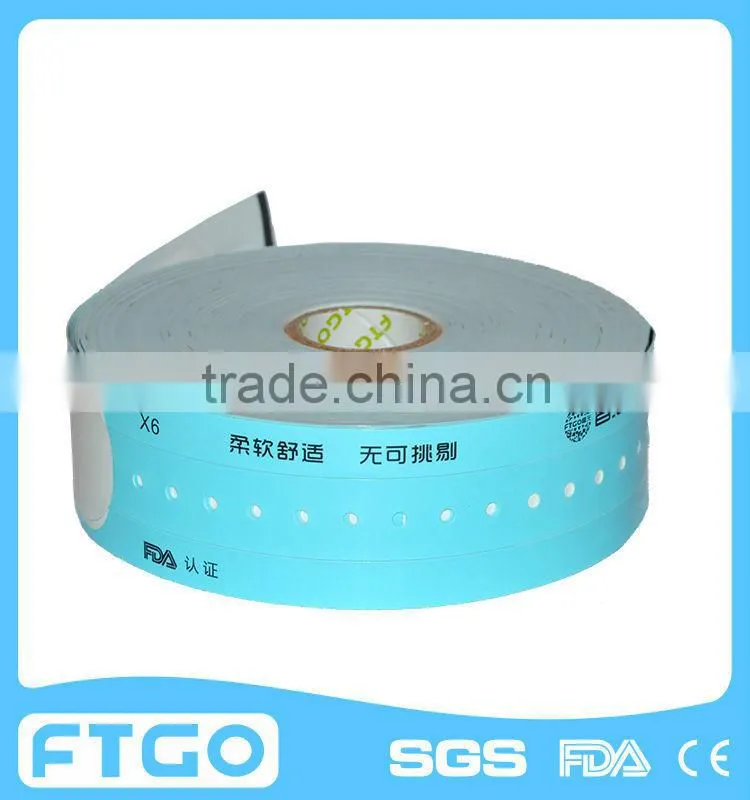 roll scan direct thermal medical id bracelet from manufacture/OEM ODM