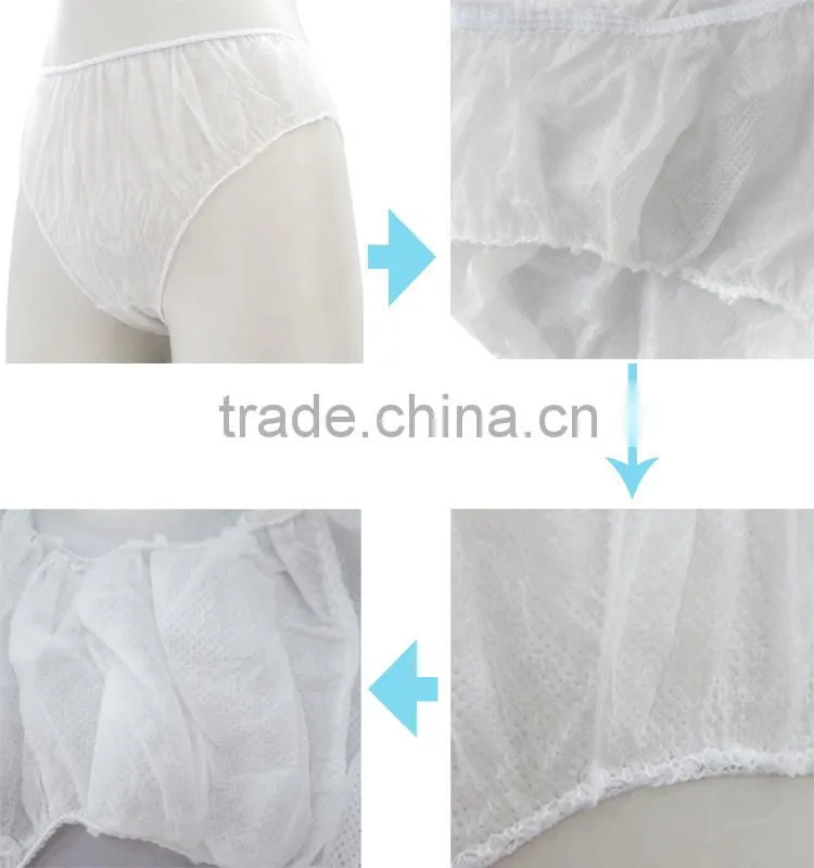 Nonwoven Fabric Underwear Women PP Nonwoven Women Panties Disposable Nonwoven Sexy Lady Panties Fashion Underwear Women Brief