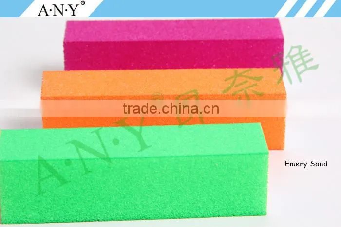 OEM Welcomed Cheap Nail Art Care Flower Printing 4 Side Nail Buffer Polishing