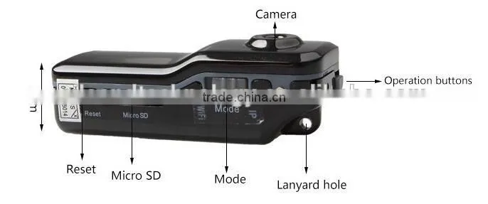 640*480 Super Mini P2P Wireless Network mini camera webcam ip wifi camera