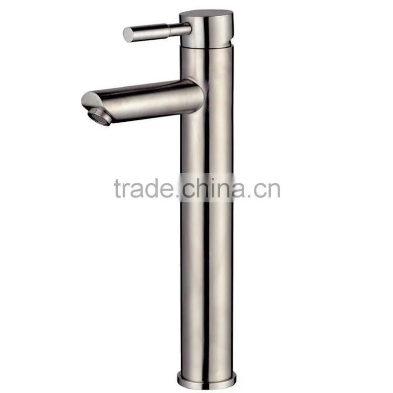 Water saving portable sus 304 high quality single level basin mixer
