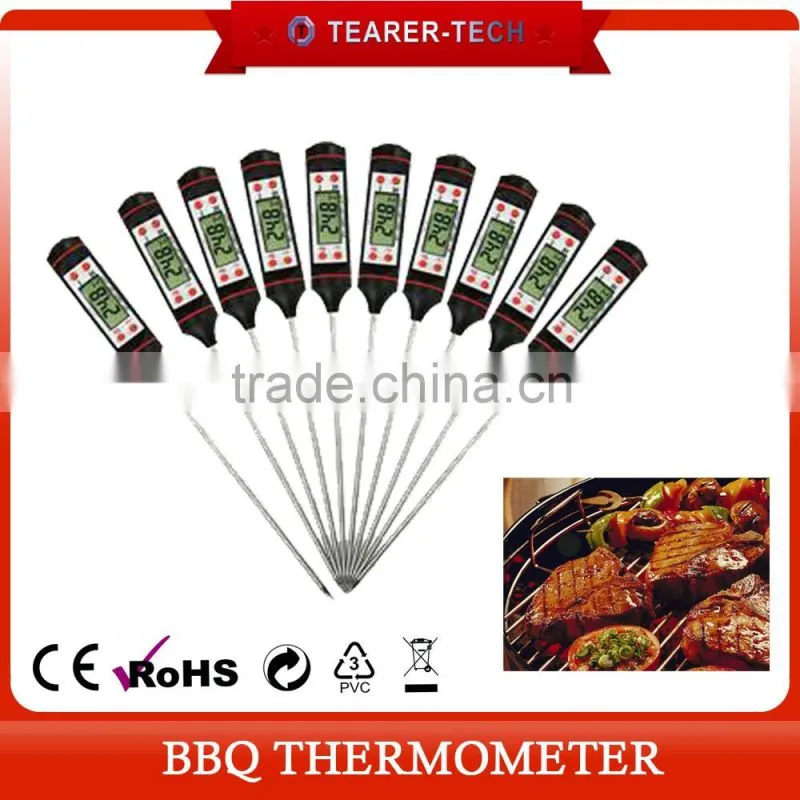 WHOLESALE New Digital Cooking Food Probe Meat Kitchen BBQ Selectable Thermometer