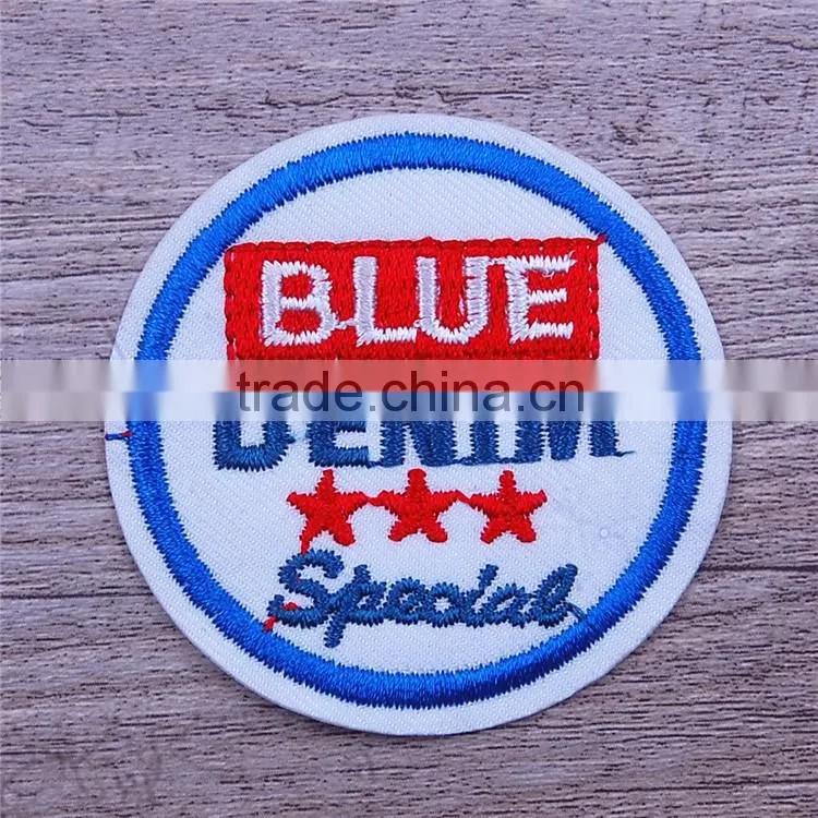 Custom university embroidery textile chapter patches