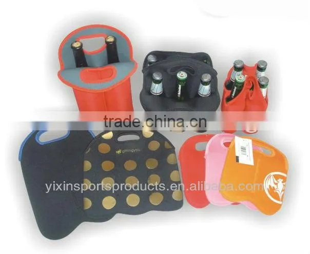 neoprene portable retro 2 pack bottle cooler