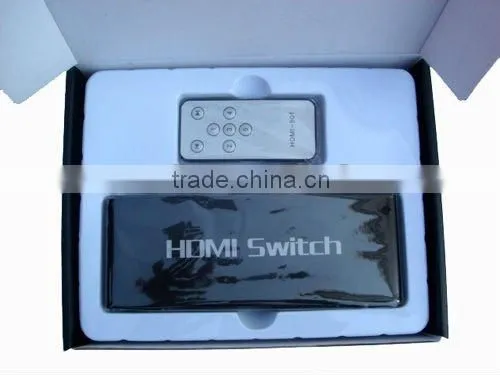 switcher with IR Remote Support 3D, 5x1 5 Port Switch / Switcher