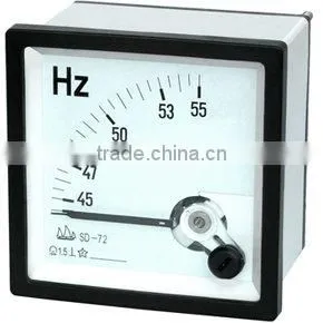 72*72 MOVING COIL INSTRUMENTS FREQUENCY METER POINTER TYPE