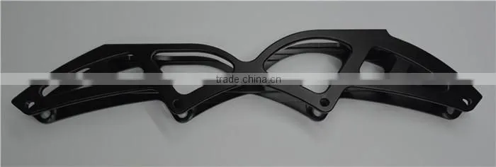 inline skate frame OEM type laster OEM logo all color Aluminium speed Skate frame laster OEM logo