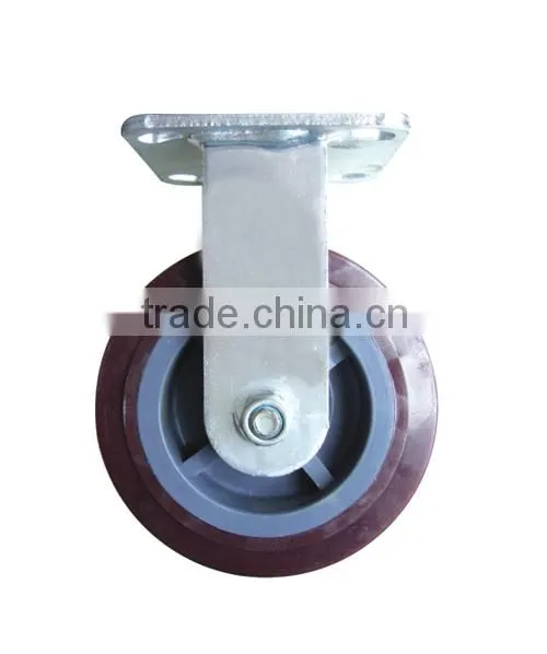 PU wheel with plastic core