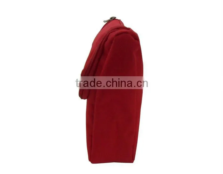 2015 Popular Red fabric trolley suitcase 5pcs Set EVA Luggage Bag / unique luggage sets/beautiful luggage sets