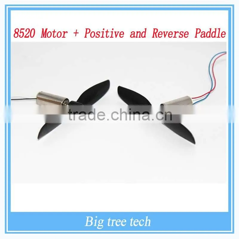 8520 3V-5V Strong Magnetic 2PC DC Coreless Motor + 2PC 60mm Propellers W1304